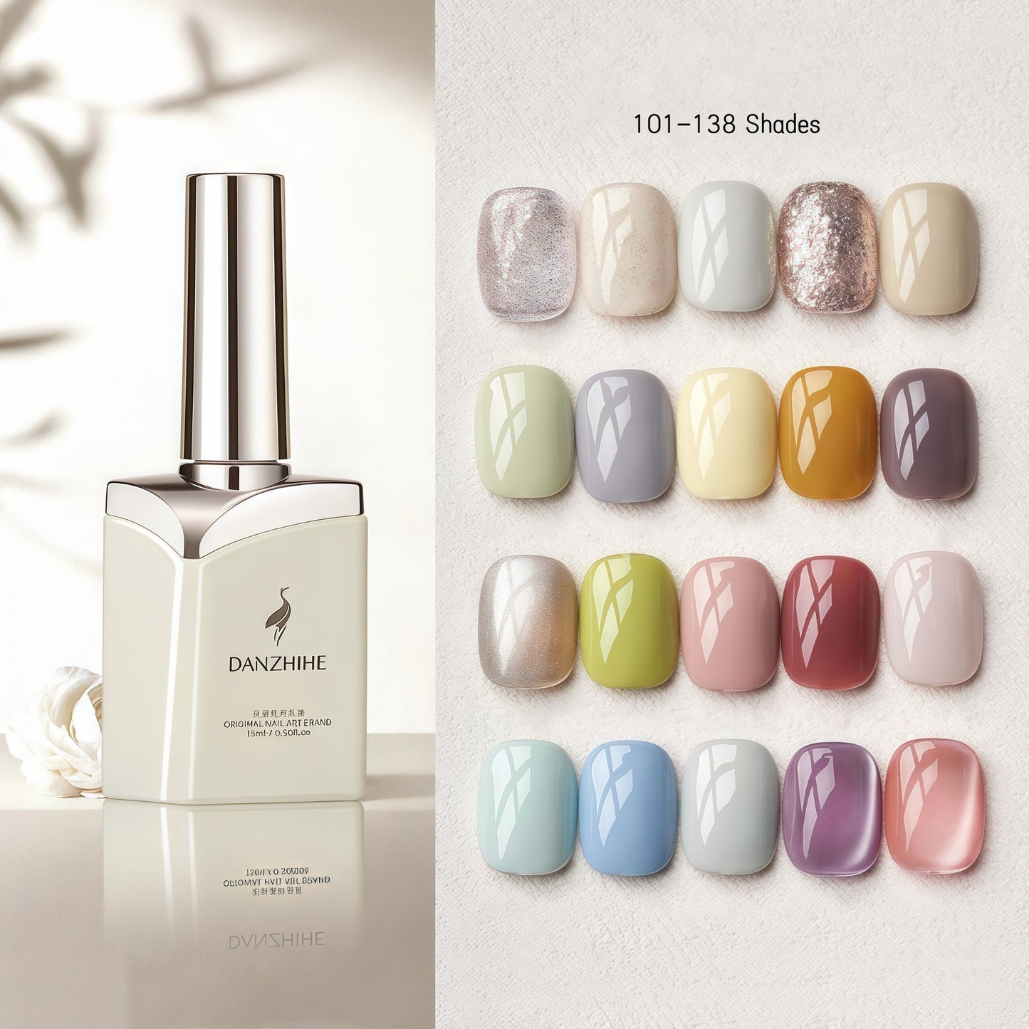 DANZHIHE 15ml Pure Natural Nanfa Manor Gel Polish (101-138 Shades) T4693