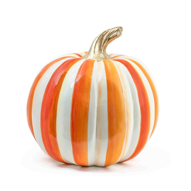 【🎉Factory Direct Clearout Sale】MacKenzie- Childs Medium Stripe and Large Check Pumpkins