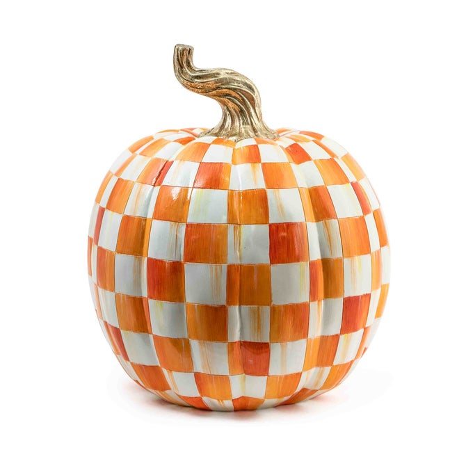 【🎉Factory Direct Clearout Sale】MacKenzie- Childs Medium Stripe and Large Check Pumpkins