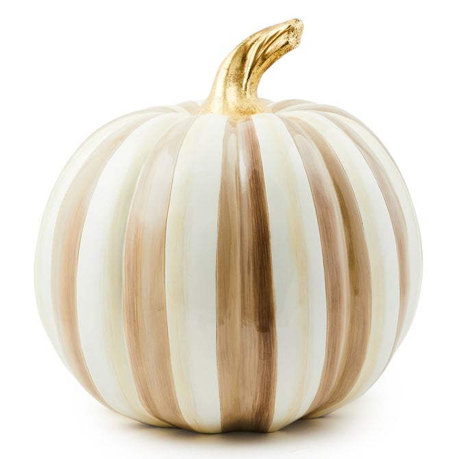 【🎉Factory Direct Clearout Sale】MacKenzie- Childs Medium Stripe and Large Check Pumpkins