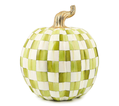 【🎉Factory Direct Clearout Sale】MacKenzie- Childs Medium Stripe and Large Check Pumpkins