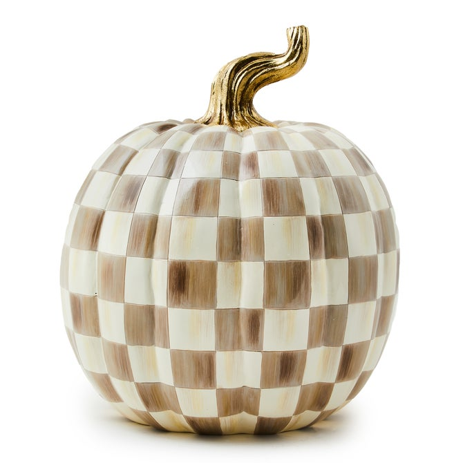 【🎉Factory Direct Clearout Sale】MacKenzie- Childs Medium Stripe and Large Check Pumpkins