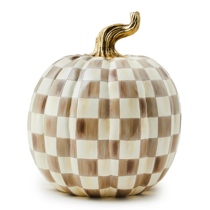 【🎉Factory Direct Clearout Sale】MacKenzie- Childs Medium Stripe and Large Check Pumpkins