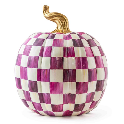 【🎉Factory Direct Clearout Sale】MacKenzie- Childs Medium Stripe and Large Check Pumpkins