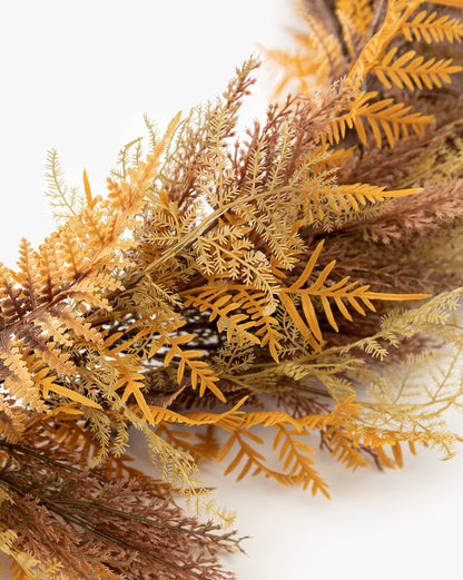 6' Faux Golden Fern Garland