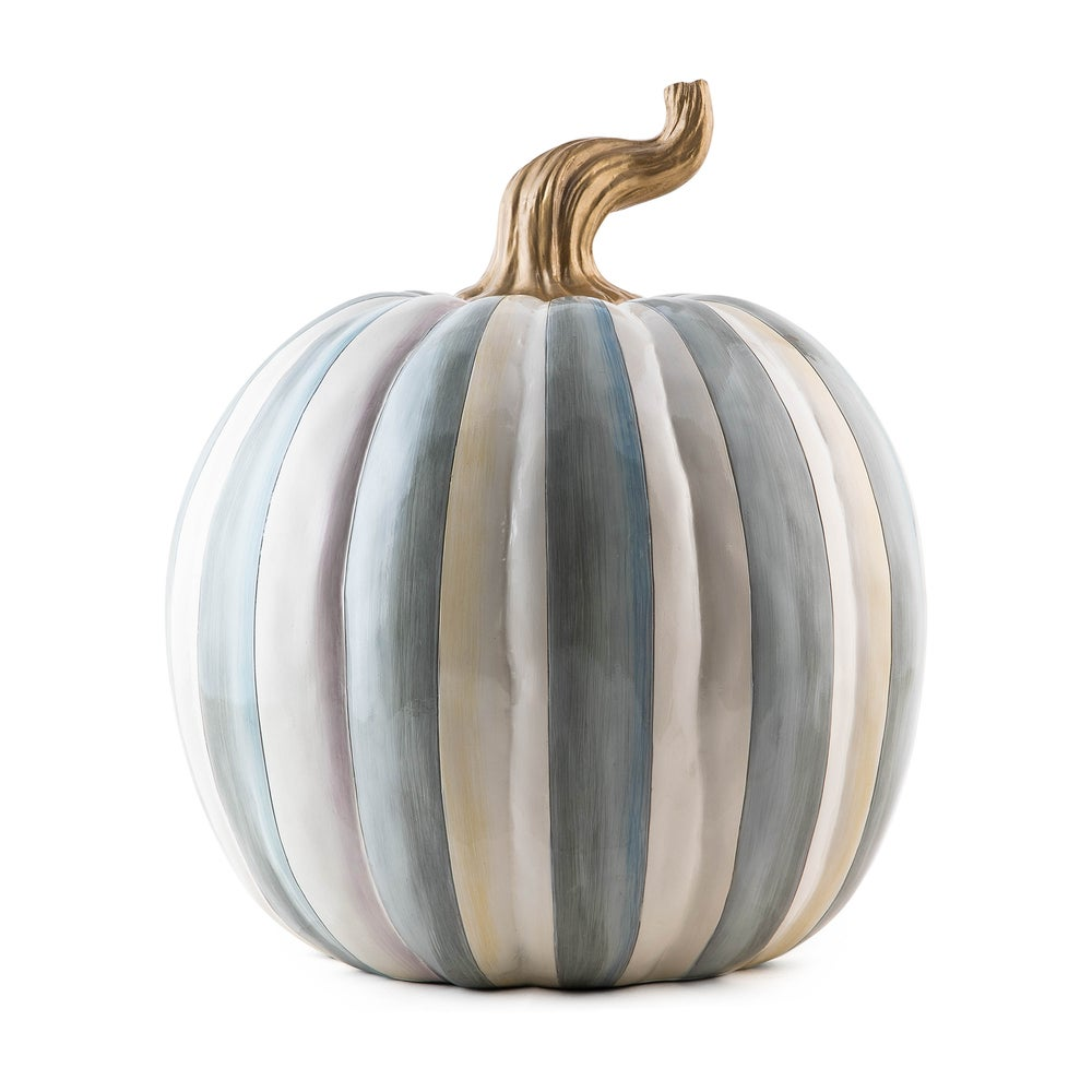 【🎉Factory Direct Clearout Sale】MacKenzie- Childs Medium Stripe and Large Check Pumpkins