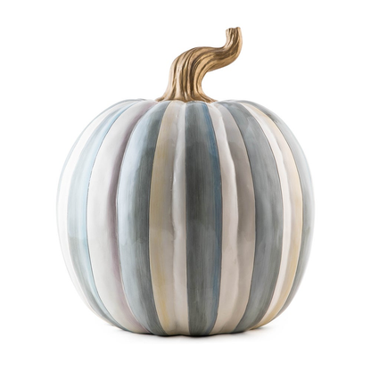【🎉Factory Direct Clearout Sale】MacKenzie- Childs Medium Stripe and Large Check Pumpkins