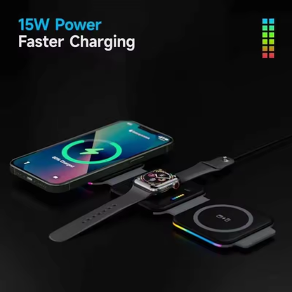 3 in 1 Magnetic Wireless Charger