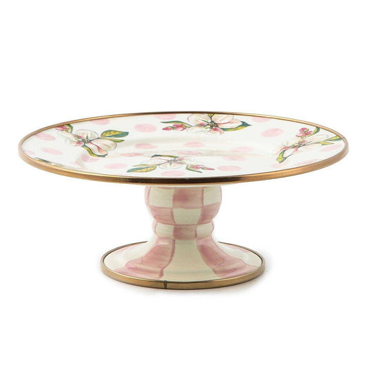 【🎉Factory Direct Clearout Sale】Wildflowers enamel mini pedestal platter - pink