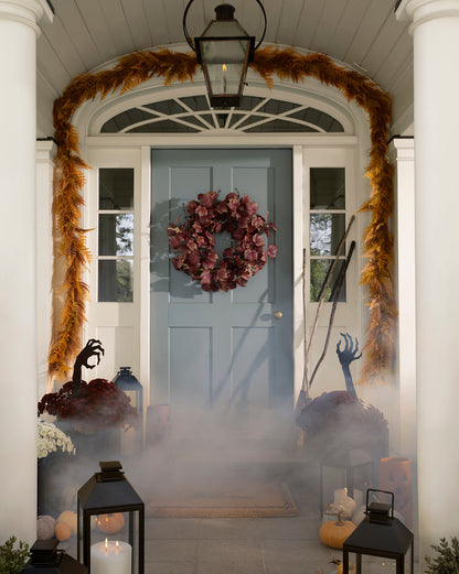 6' Faux Golden Fern Garland